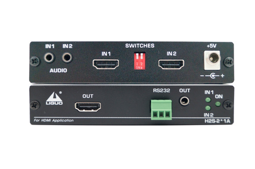 H2S-21A 4K60 HDMI Switcher