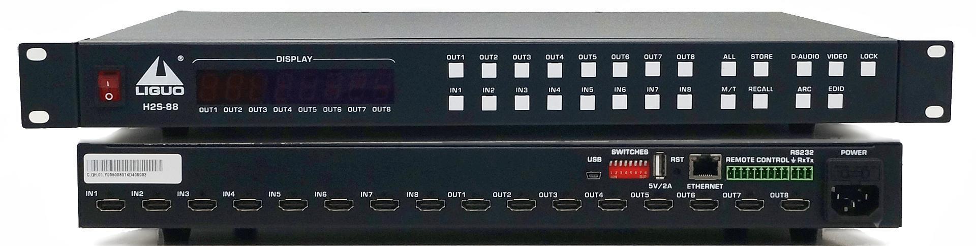 H2S-88 HDMI Matrix Switcher